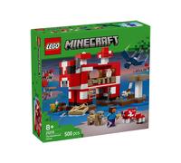 LEGO Minecraft The Mooshroom House Toy - Building Set Incl. a Steve Figure, Mobs, a Crafting Table and Farm - Gaming Gift for 8+ Year Old Girls & - Boys 21270