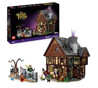LEGO 21341 Ideas Disney El Retorno de las Brujas: Cabaña de las Hermanas Sanderson, Kit de Construcción para Adultos con Casa, 6 Minifiguras y Accesorios, Regalo para Mujeres y Hombres Cinéfilos