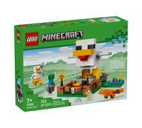 Set de construcción LEGO Minecraft 21585 La Granja de Gallinas con figuras y accesorios