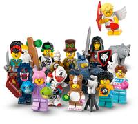 LEGO Minifigures 27.ª Edición Figuras Coleccionables Sorpresa, 1 Minifigura por Caja, Pirata de Juguete y Loro, Disfraz de Pterodáctilo, Amante de los Gatos, Bogeyman, Coleccionista de Peluches 71048