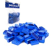 LEGO 2x4 Ladrillos Classic, azul, 100 piezas - Piezas individuales en paquete grande, ladrillos básicos | Basic Bricks (3001)
