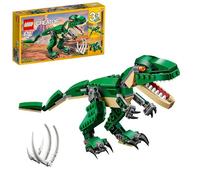 LEGO 31058 Creator 3en1 Grandes dinosaurios, Set de Construcción, T-Rex, Pterodáctilo y Triceratops, Animales de Juguete para Niños Entre 7 y 12 Años