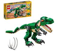 LEGO 31058 Creator Mighty Dinosaurs Toy, 3 in 1 Model, T. rex, Triceratops and P