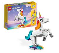 LEGO 31140 Creator 3en1 Unicornio Mágico, Juguete de Construcción Caballito de M