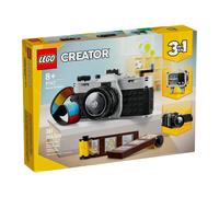 LEGO Creator 3 in 1 Retro Camera Toy, Transforms from Toy Camera to Retro Video Camera to Retro TV Set, Photography Gift for Boys and Girls Ages 8 Years Old and Up Who Enjoy Creative Play, 31147