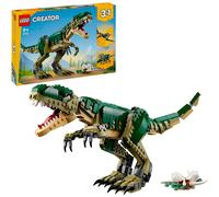 LEGO Creator 3 en 1 T. Rex Convertible en Triceratops o Pterodáctilo de Juguete, Figuras de Dinosaurios, Juego de Naturaleza y Paleontología como Regalo para Niños y Niñas de 9 Años o Más 31151