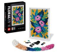 LEGO 31207 Art Arte Floral, 3en1, Cuadros de Flores, Decoración para Casa, Actividades y Manualidades Creativas, Regalo para Padres y Madres