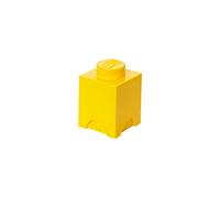 Lego 40011732 - Caja en forma de bloque de lego 1, color amarillo [importado de Alemania]