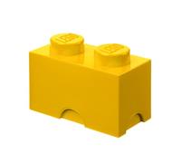 Lego 40021732 - Caja en forma de bloque de lego 2, color amarillo [importado de Alemania]