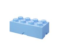 Room Copenhagen Ladrillo de almacenamiento de 8 espigas de LEGO, caja de almacenaje apilable, 12 l, Azul Claro, liso, color, brick 40041736