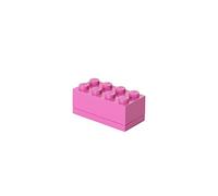 Lego 4012 - Caja de almacenaje, diseño de pieza de Lego, color rosa