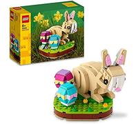 Lego 40463 Easter Bunny, enthält außerdem eine Wiesenkulisse mit 2 Ostereiern