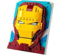 LEGO 40535 Ladrillo Sketches Marvel Iron Man Art Display Piece Festive Birthday Gift 200 Piezas 8+