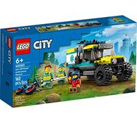 LEGO 40582 City 4x4 Off-Road Ambulance Rescue Edición Limitada 2023 Set de 6+ 162 piezas con vehículo todoterreno fresco y 3 Minfigures