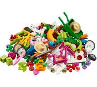 LEGO 40606 Spring VIP - Bolsa de plástico con divertidos ladrillos al azar y piezas incluyendo zanahorias, flores, cerezas, mariquitas, pájaros, conejitos y un cordero