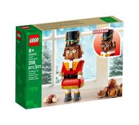 LEGO Cascanueces Figura Articulada de Personaje Navideño, Juguete de Construcción Infantil, Niñas y Niños de 8 Años o Más, Decoración Navideña para Estantería 40640