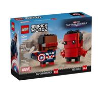 LEGO 40668 Figuras del Capitán América y Hulk Rojo