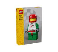 Minifigura Gigante de Piloto de Carreras