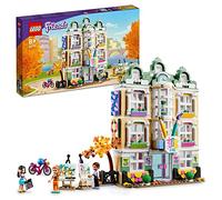 LEGO 41711 Friends Escuela de Arte de Emma, Casa de Muñecas, Juego Creativo, Piezas Dots, Lienzo y Pinceles
