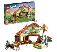 LEGO 41745 Friends Establo de Autumn con Carruaje y 2 Figuras de Caballos de Juguete, Accesorios de Equitación, Set de Granja, Regalos de Animales para Niñas y Niños de 7+ Años