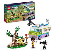 LEGO 41749 Friends Unidad Móvil de Noticias, Juego Creativo para representar periodistas retransmitiendo las noticias con Camión de Juguete y Figura de Búho, Regalos para Niñas y Niños de 6 Años o Más