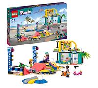 LEGO 41751 Friends Parque de Skate, Juguete para Niñas y Niños de 6 Años o Más con Monopatines, Patinete y Silla de Ruedas, 3 Mini Muñecas, Personajes 2023
