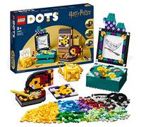 LEGO 41811 Dots Kit de Escritorio: Hogwarts, Accesorios y Material Escolar de Harry Potter, Manualidades para Niños con Marco de Fotos, Parche Adhesivo y Más