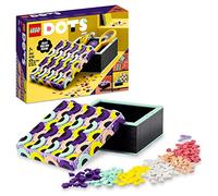 LEGO 41960 Dots Caja Grande, Juguetes y Manualidades para Niños y Niñas de 6 Años o Más, Joyero Infantil, Organizador de Escritorio, Idea de Regalo