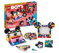 LEGO 41964 Dots | Disney Mickey y Minnie Mouse: Caja de Proyectos de Vuelta al Cole, Juguete, 6en1, Manualidades para Niños y Niñas, Ideas Reyes Personalizados