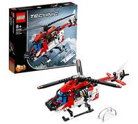 LEGO 42092 Technic 2 en 1 Helicóptero de Rescate o Avión, Juguete de Construcción para Niños a Partir de 8 años