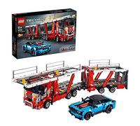 LEGO 42098 Technic Camión de Transporte de Vehículos con Coche Azul 2 en 1 Modelo Set de construcción