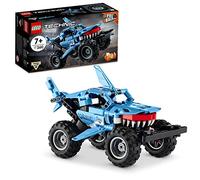 LEGO 42134 Technic Monster Jam Megalodon, Set de Vehículo de Construcción 2en1, Camión Tiburón o Coche de Juguete al Detalle, Regalo para Niños y Niñas a Partir de 7 Años
