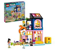 LEGO 42614 Friends Tienda de Ropa Vintage, Modelo con Minimuecas Olly, Liann y Jordin y una Figura de Gato