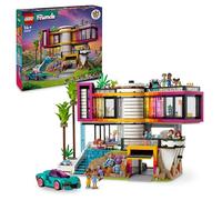 LEGO 42639 Friends Mansión Moderna de Andrea Set, casa de Juguete construible de Cuatro Plantas con 11 Personajes, Kit de construcción Infantil y Familiar, Idea de Regalo para Adolescentes
