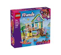 LEGO Friends Casa en la Playa con Focas - Casa de Juguete con 3 Mini Muñecos, 2 Figuras de Animales Marinos y Accesorios inc. Kayak y Tabla de Surf - Regalo de Cumpleaños para Niñas de 7+ Años - 42699