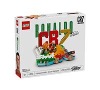 LEGO Editions Cristiano Ronaldo - Football Highlights Toy - 3D Display Model Kit w/Collectible Minifigure - Kids' Room Decor - Gift for 10+ Year Old Boys, Girls & Adult Sports Fans - 43012