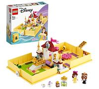 LEGO 43177 Disney Princess Cuentos e Historias: Bella, Juego de Viaje, Juguete de La Bella y La Bestia con Mini Muñeca de Princesa