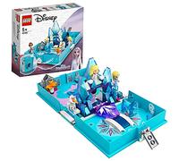 LEGO 43189 Disney Frozen 2 Cuentos e Historias: Elsa y El Nokk, Frozen Juguetes de Construcción, Juego Portátil en Forma de Libro con Mini Muñeca