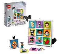 LEGO 43221 Disney 100 Años de Iconos de la Animación Disney, Set de Manualidades Mural de Personajes, 72 Diseños de Mosaicos Divertidos para Crear, Incluye la Minifigura de Mickey Mouse Artista