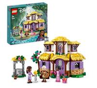LEGO 43231 Disney Wish Cabaña de ASHA, Casa de Muñecas de Juguete de la Película Wish con Mini Muñecas ASHA, Sakina y Sabino y Figura de Estrella, Niñas y Niños de 7 Años