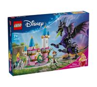 LEGO | Princesas Disney Maléfica en Forma de Dragón de Juguete de Construcción, Regalo para Niñas y Niños de 7 Años o Más Fans de La Bella Durmiente con Mini Muñeca de Aurora 43240