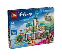 LEGO Disney Princess Castillo de Las Princesas y Mascotas Reales 43267 | Juguetes para niñas de 6+ años, mini muñecas: Rapunzel, Ariel, Vaiana y Jasmine, regalo de cumpleaños, 787 piezas