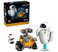 LEGO | Disney Pixar Wall-E y Eve - Kit de Maquetas para Adultos - Robots de Ladrillos con Figuras de M-O y HAL - Decoración para el Hogar - Regalo Coleccionable para Fans de la Película 43279