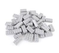 LEGO®- 50x Piedra en Gris Claro con un Aguja de Oro