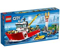 LEGO 60109- Barco de Bomberos, Multicolor