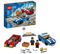 LEGO 60242 City Arresto en autopista, Juguete Infantil con Coche de policía a Partir de 5 años, con 2 Coches de Juguete, Ideal como pequeño Regalo para niños