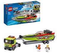 LEGO 60254 City Great Vehicles Transporte de la Lancha de Carreras