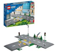 LEGO 60304 City Bases de Carretera, Juguetes para Niños de 5 Años o Más, Set de Accesorios con Semáforos, Señales y Luces