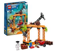 Lego 60342 city stuntz desafío acrobático: ataque del tiburón, jugu