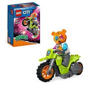 LEGO 60356 City Stuntz Moto Acrobática: Oso, Juguete con Retrofricción para Hacer Saltos y Acrobacias, Jugar a Las Carreras, Detalle de Cumpleaños